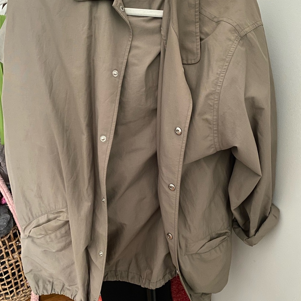 Fear of God Essentials Tan Graphic jacket
